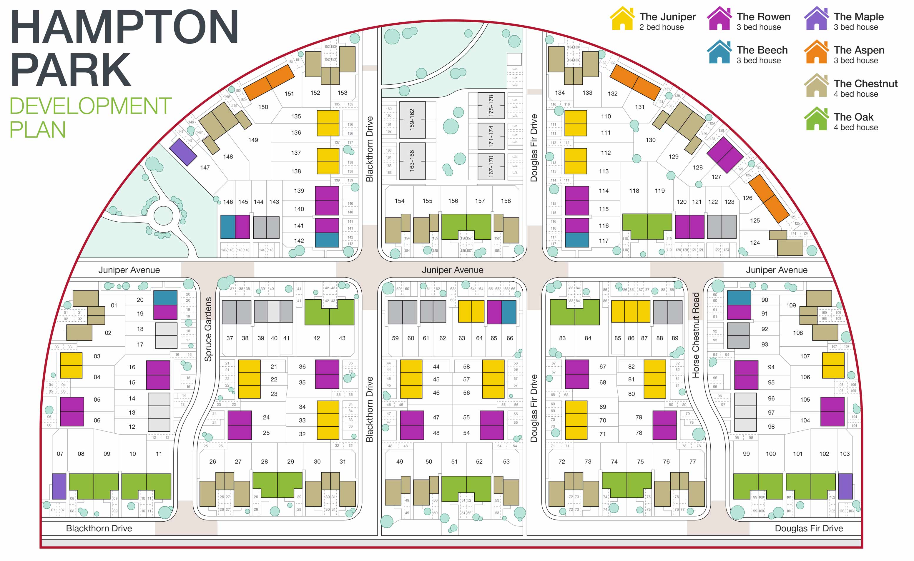 Hampton Park site plan