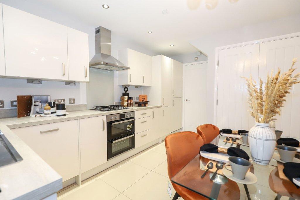 Leasowes Farm show home kitchen.