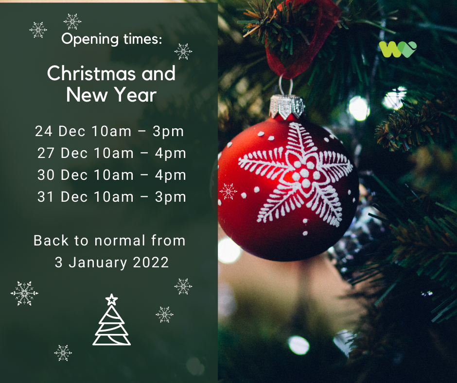 Christmas Opening Times News WV Living